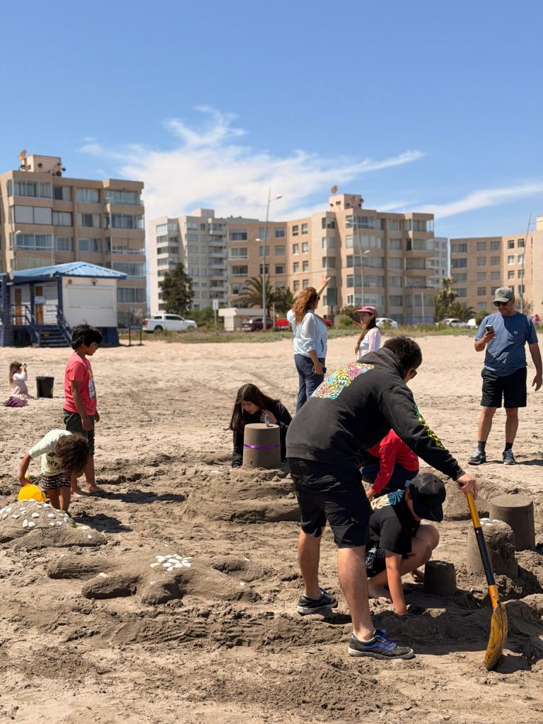 Actividad al aire libre en la playa